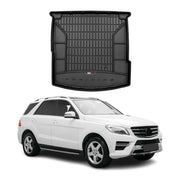 Tapis de Coffre pour Mercedes Classe GLE C292 2015-2019 Noir TPE