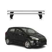 Menabo Barres de toit Transversales pour Ford B-Max 2012-2017 Alu Gris ABE 2x