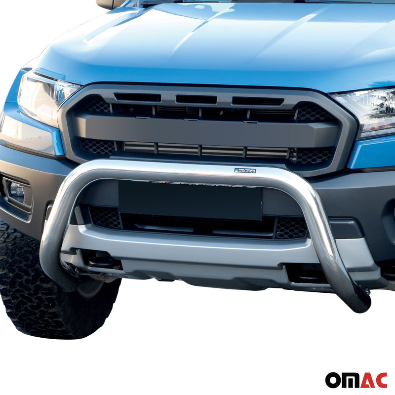 Pare-buffle Avant pour Ford Ranger Raptor 2019-2024 76 mm en Acier Gris