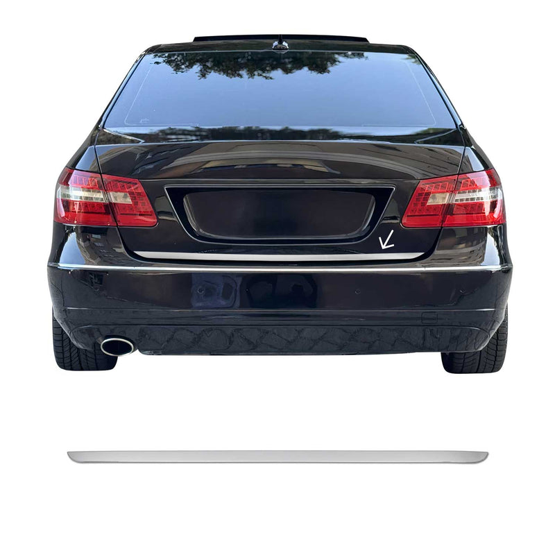 Garniture de Hayon Coffre pour Mercedes Classe E 2010-2015 acier inox