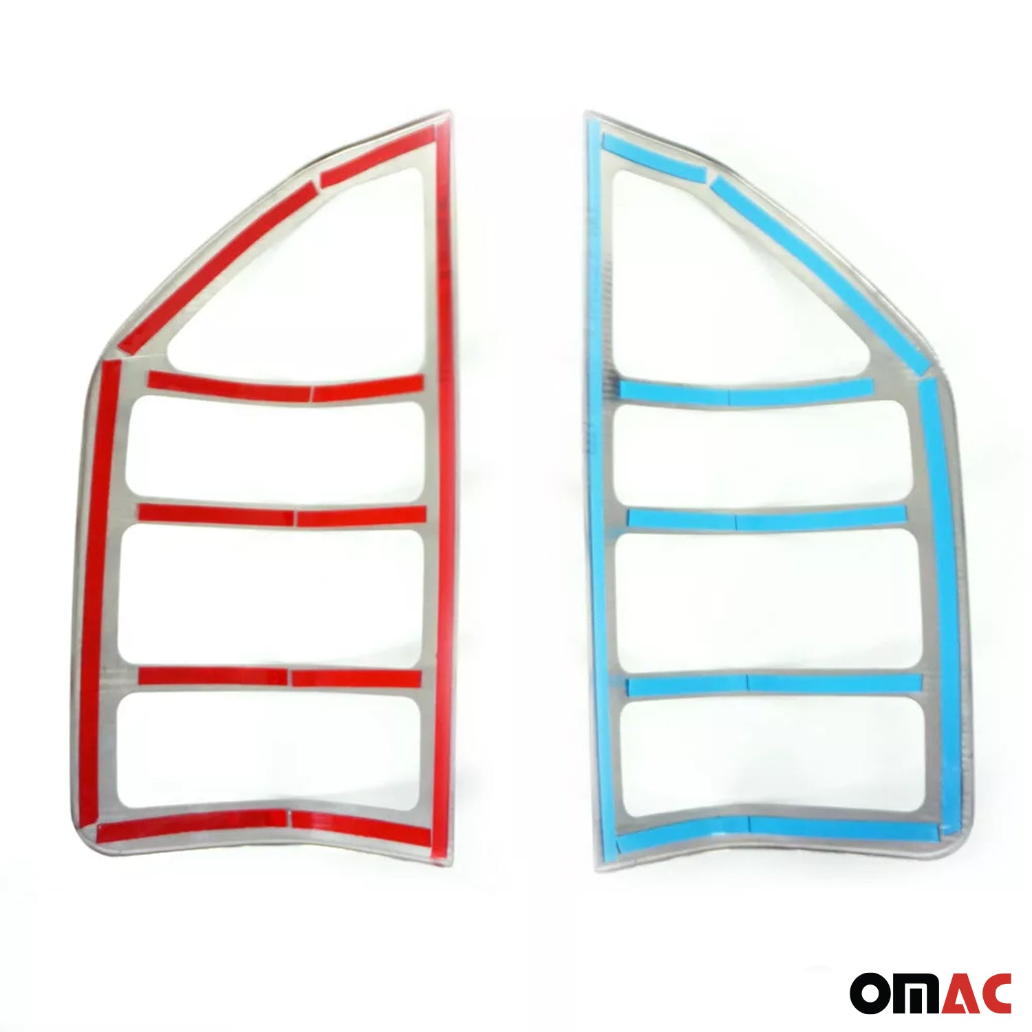 Cadre de Feu Stop Arrière pour Mercedes Sprinter 1995-2006 acier inox 2 Pcs