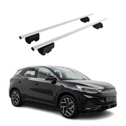 Barres de toit Transversales pour BYD Atto 3 2022-2026 Acier Gris 2Pcs