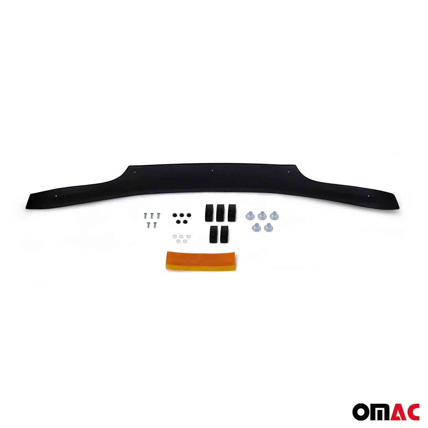 Deflecteurs d'air capot de voiture pour Ford Transit 1995-2000 Acrylique Noir