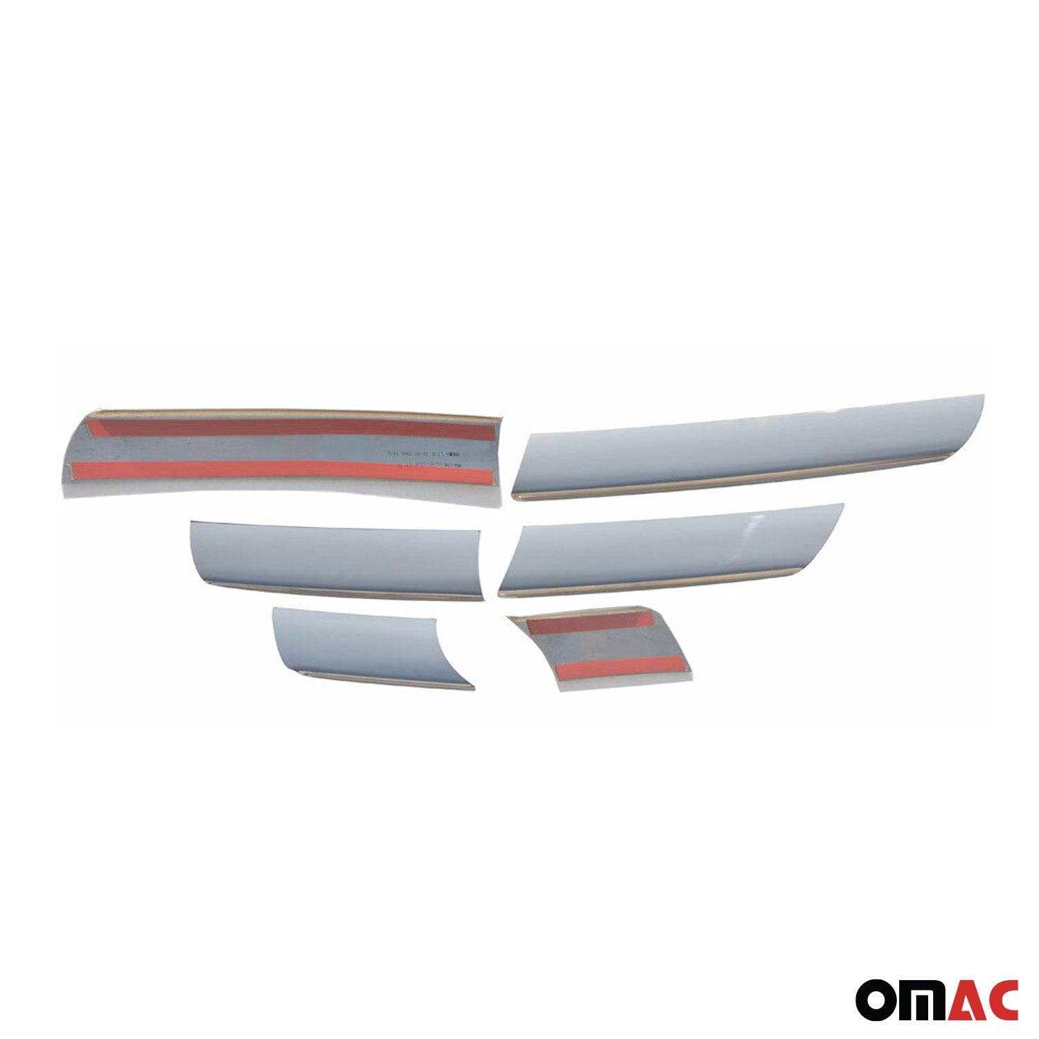 Moulure de Grille de Calandre pour Dacia Logan 2004-2008 Chromé 6Pcs