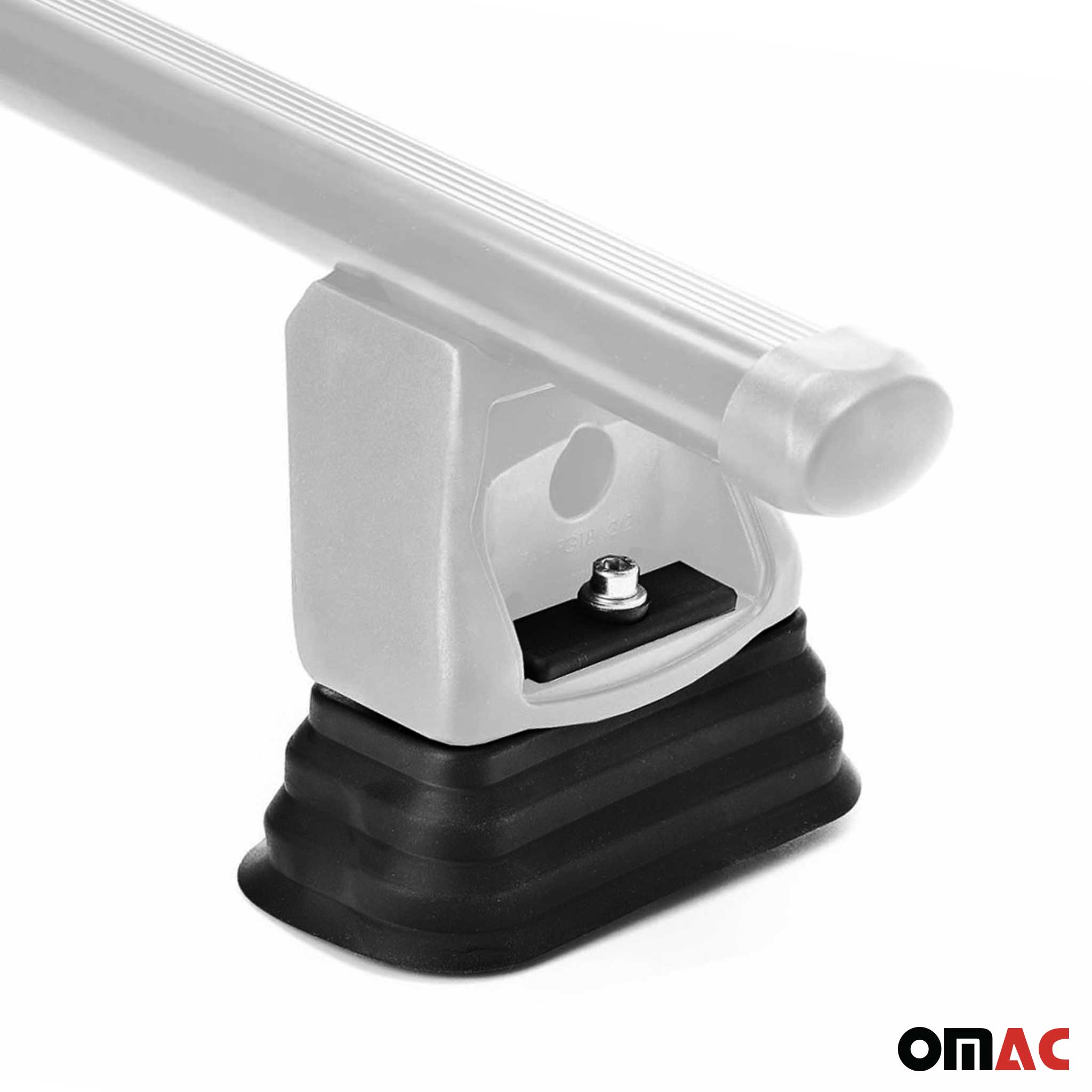 Barres de toit transversales acier pour Dacia Sandero I 2008-2012 TÜV Noir 2Pcs