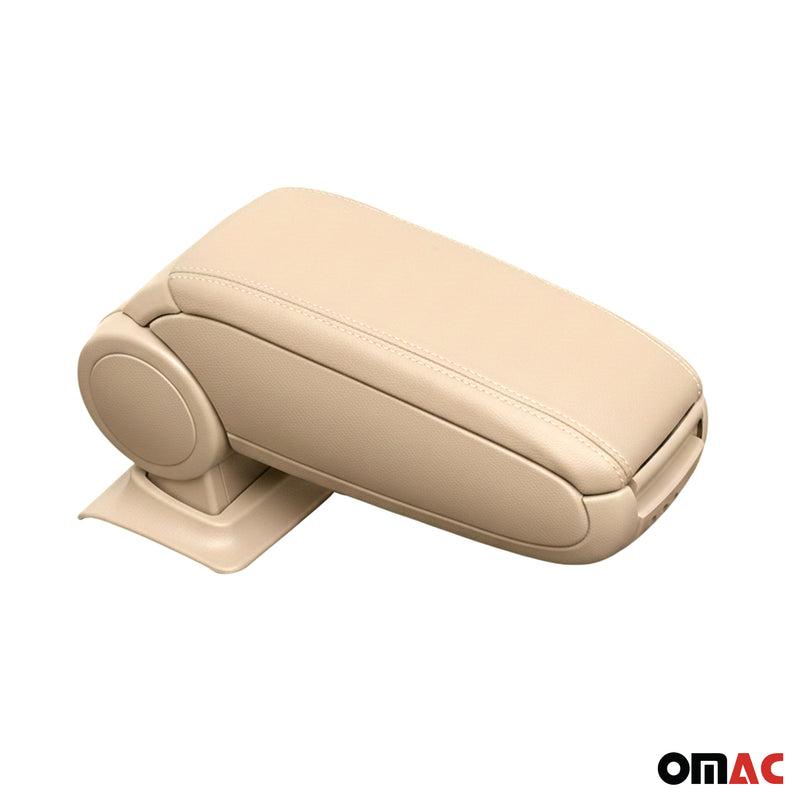 Accoudoir central pour Renault Clio V HB 2019-2023 Vinyl Abs Beige Simili-cuir