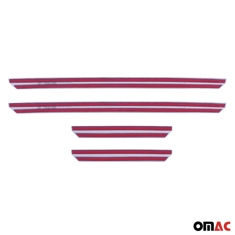 Protection Seuils de Porte pour VW Golf 2019-2025 Acier inox chromé 4 Pcs