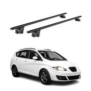 Barres de toit transversales pour Seat Altea Freetrack 5P XL 2007-2015 Alu ABE