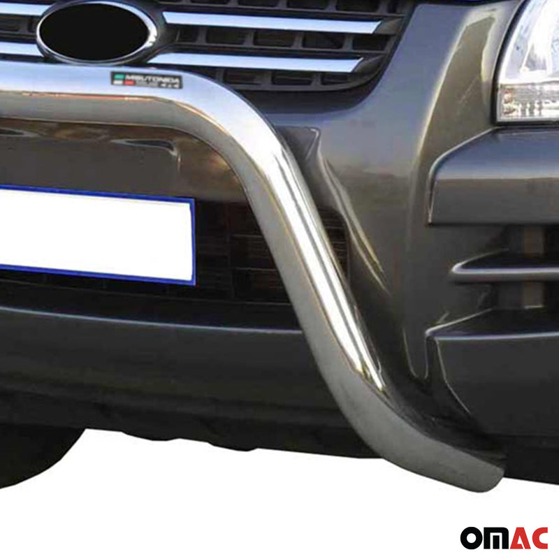 Pare-buffle Avant pour Kia Sportage 2004-2008 76 mm en Acier Gris