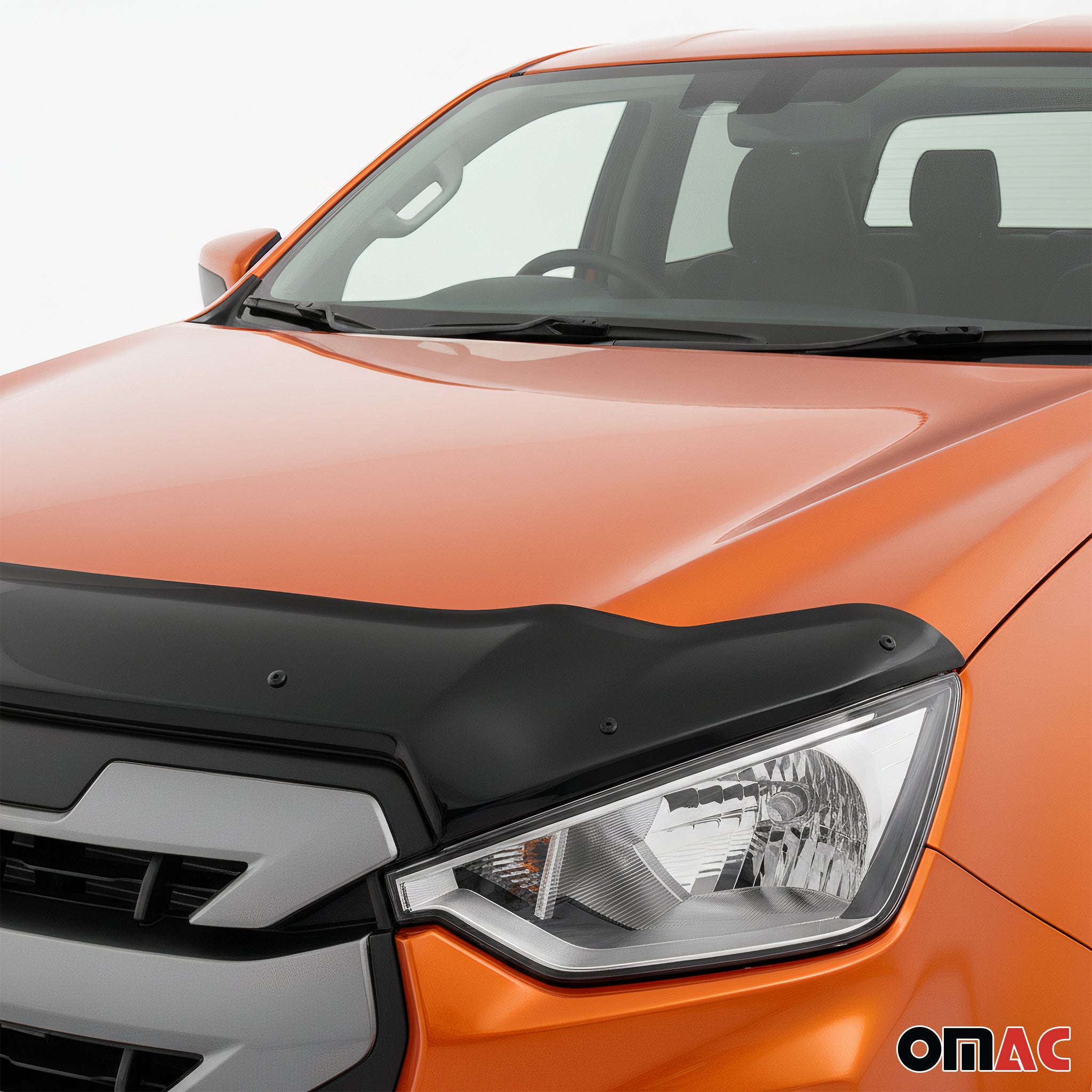 Deflecteurs d'air capot de voiture pour Isuzu D-max mk3 2019-23 Pre-FL noir ABS