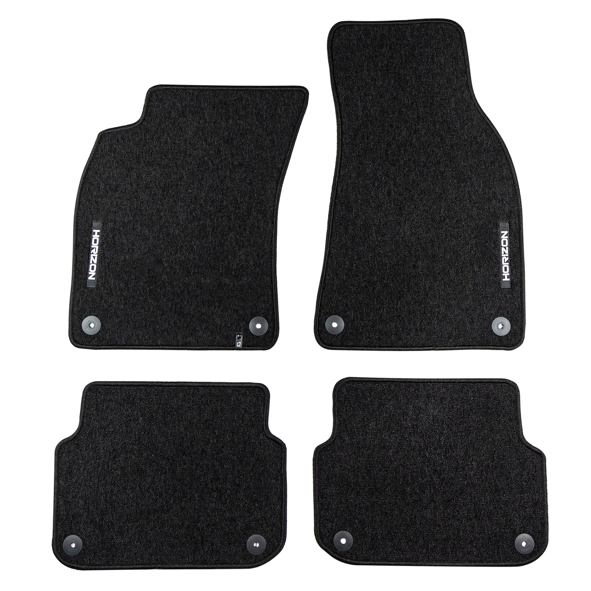 Tapis de Sol de Voiture pour Audi A6 C6 2004-2011 Velours solide et durable 4Pcs