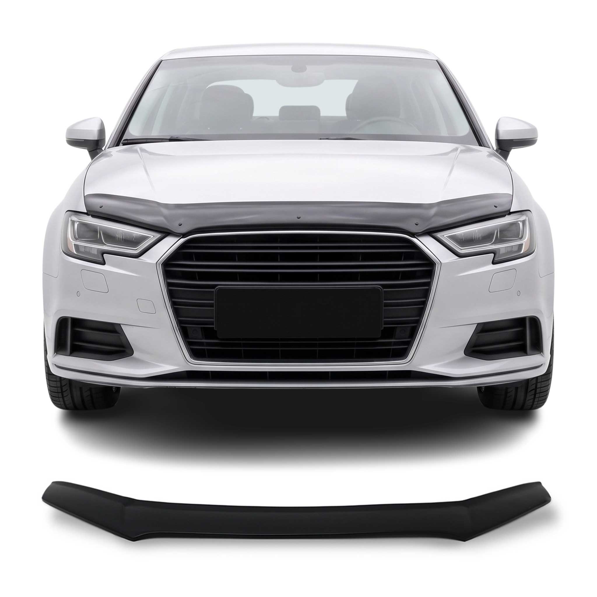 Deflecteurs d'air capot de voiture pour Protection pour Audi A3 8V 2012-20 Noir