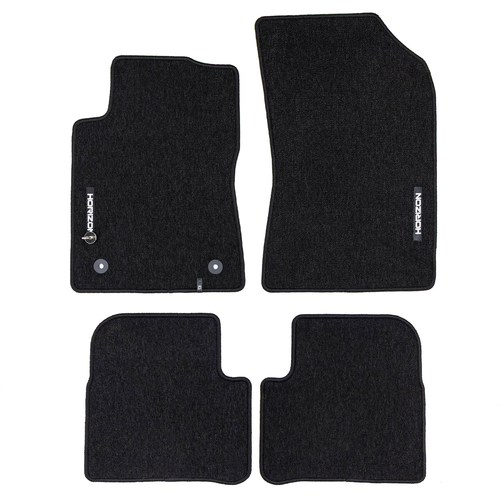 Tapis de Sol de Voiture pour Citroen C3 III 2016-2024 Velours Imperméable 4Pcs