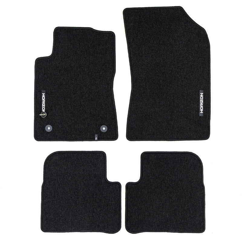 Tapis de Sol de Voiture pour Citroen C3 III 2016-2024 Velours Imperméable 4Pcs