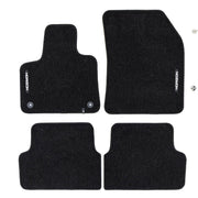 Tapis de Sol de Voiture pour DS 7 Crossback 2017-2026 Velours Imperméable 4Pcs