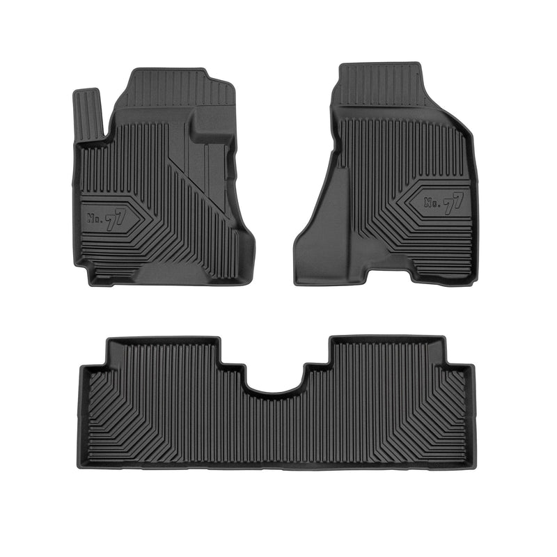 Tapis de sol pour Hyundai Tucson I 2004-2009 sans clips de tapis TPE Noir 3Pcs