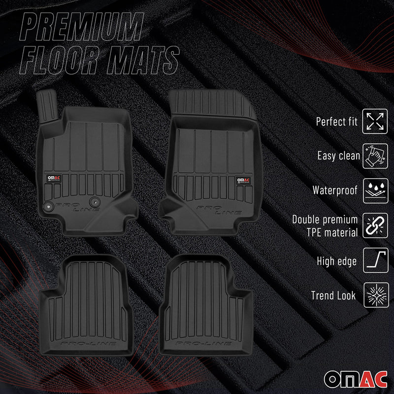 Tapis de Sol pour Citroen C4 2020-2025 TPE Noir
