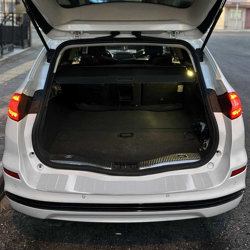 Protection Seuil de Pare-chocs Arriére pour Ford Mondeo Turnier 2015-2024 Brossé