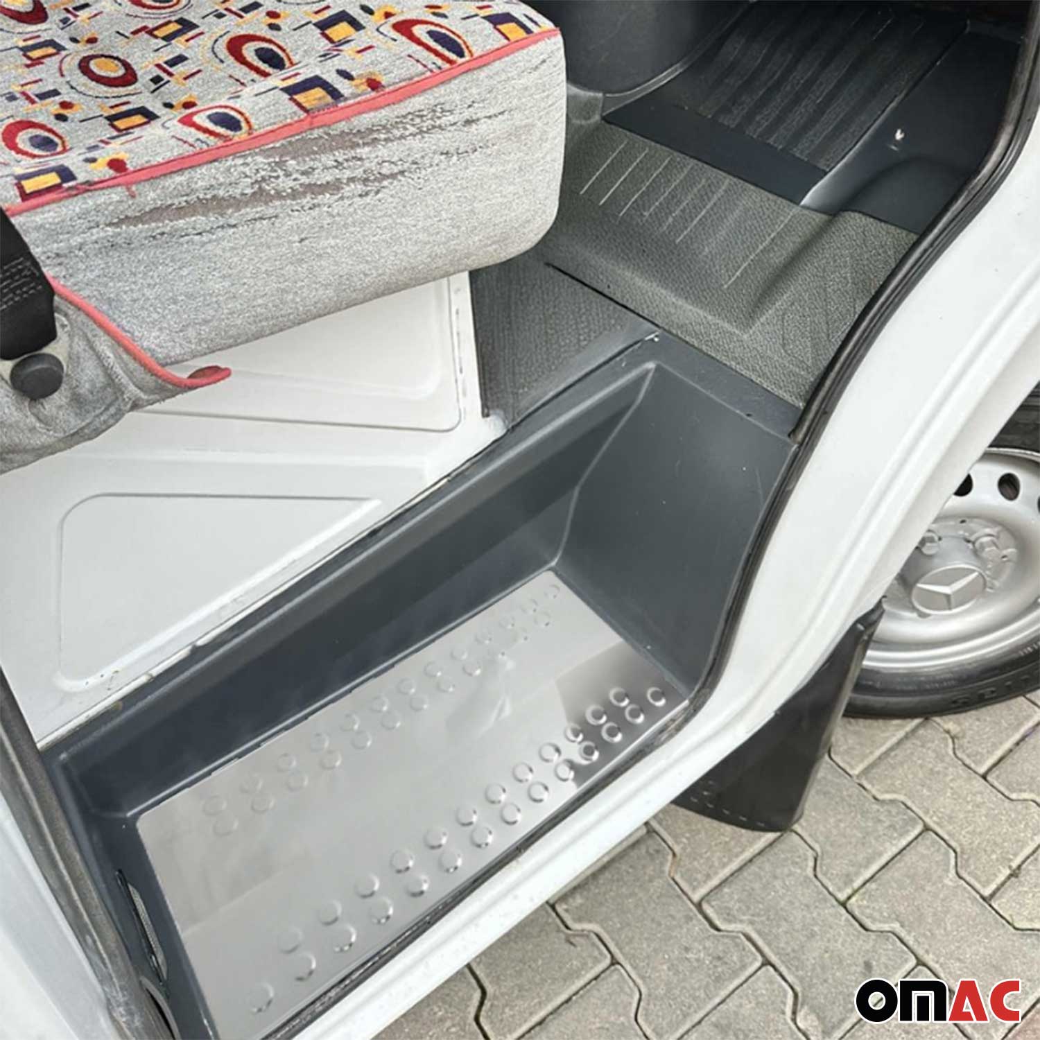 Couverture de Seuil de porte pour Mercedes Sprinter W901 W902 1995-2006 inox 2x