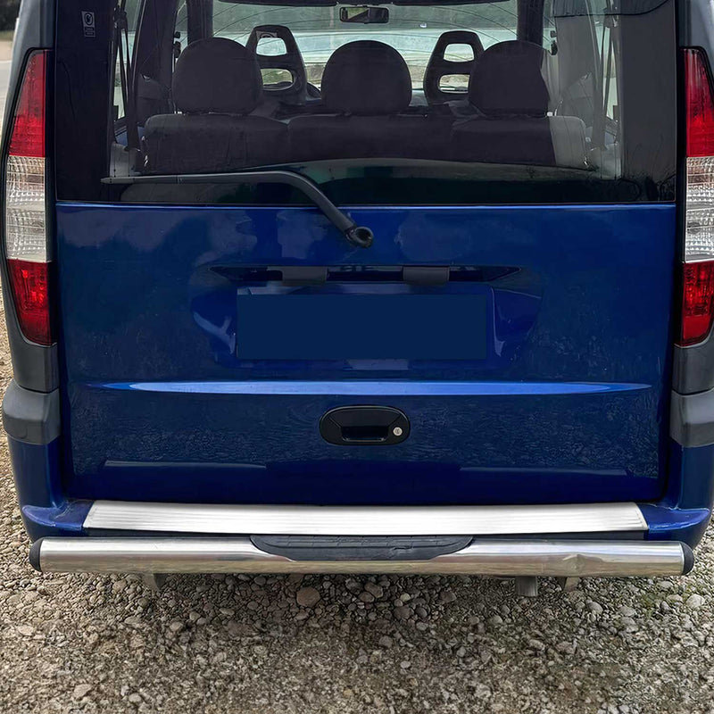 Protection Seuil de Pare-chocs Arriére Pour Fiat Doblo 2000-2010 Acier Inox