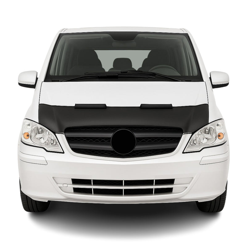 Protège Capot pour Mercedes Vito W639 2003-2014 Masque de voiture vinyle Noir