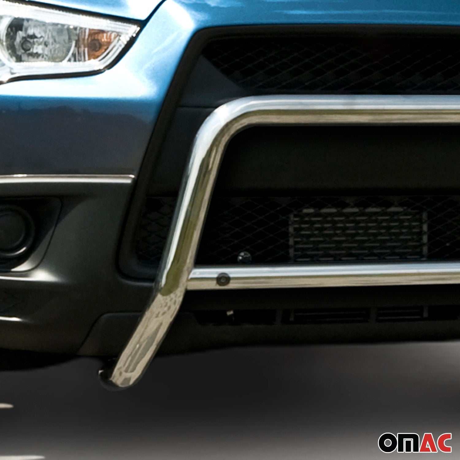 Pare-Buffle Avant Pour Mitsubishi ASX 2010-2013 Acier Inox Argent