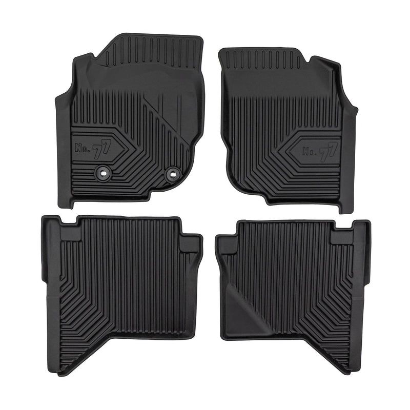 Tapis de Sol de Voiture pour Toyota Hilux VII 2005-2015 TPE Imperméable 4Pcs