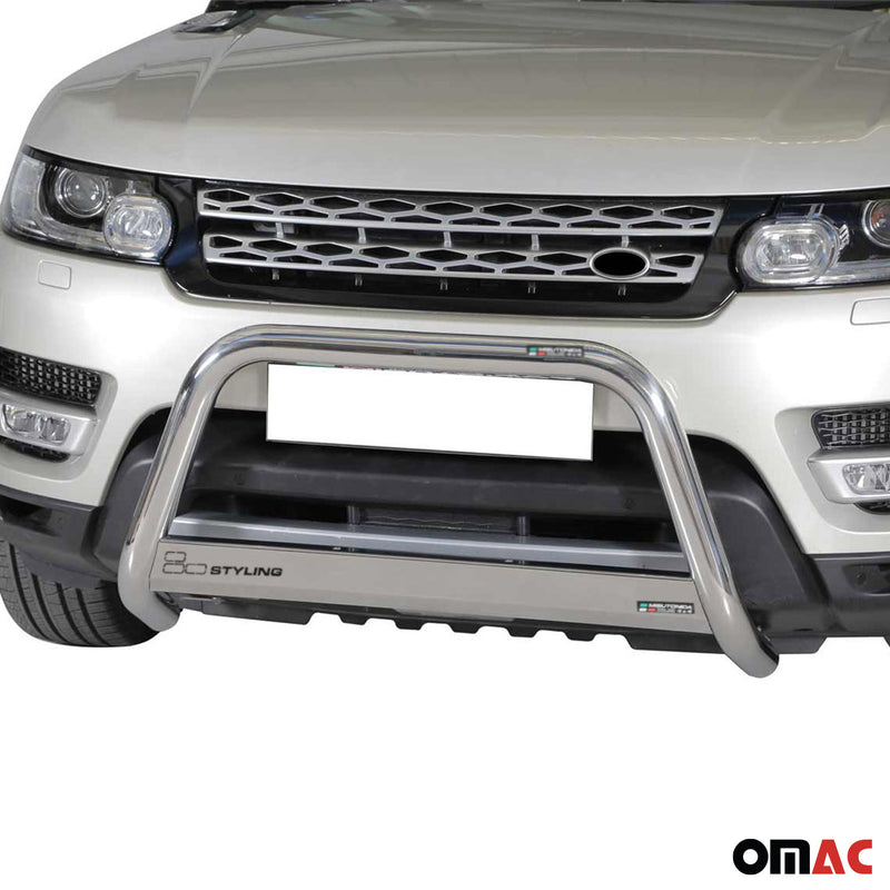 Pare-buffle Avant pour Range Rover Sport 2014-2017 63 mm en Acier Gris