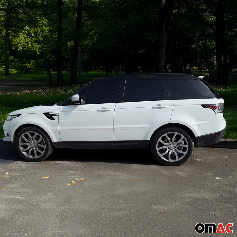 Baguette protection latérale de porte pour Range Rover Sport 2013-2022 Argent 4x