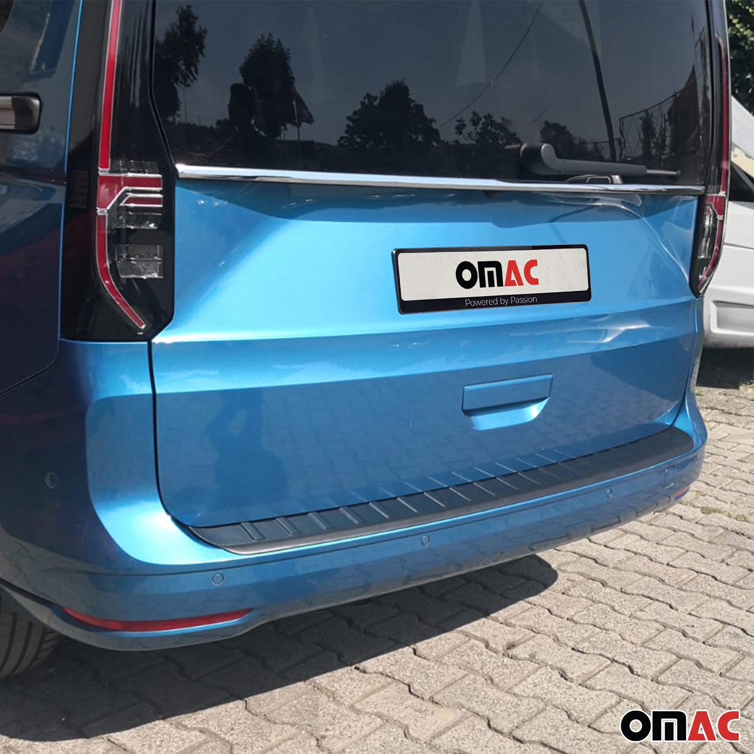 Protection de Pare-Chocs Arrière pour VW Caddy IV 2020-2026 Acrylique noir mat