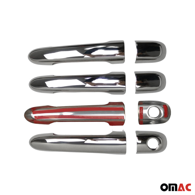 Poignée de porte Latérale pour Hyundai Accent Berline 2005-2011 en acier Chromé