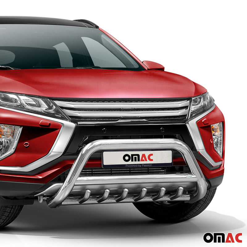 Pare-Buffle Avant Pour Mitsubishi Eclipse Cross 2017-2024 en Acier Inox