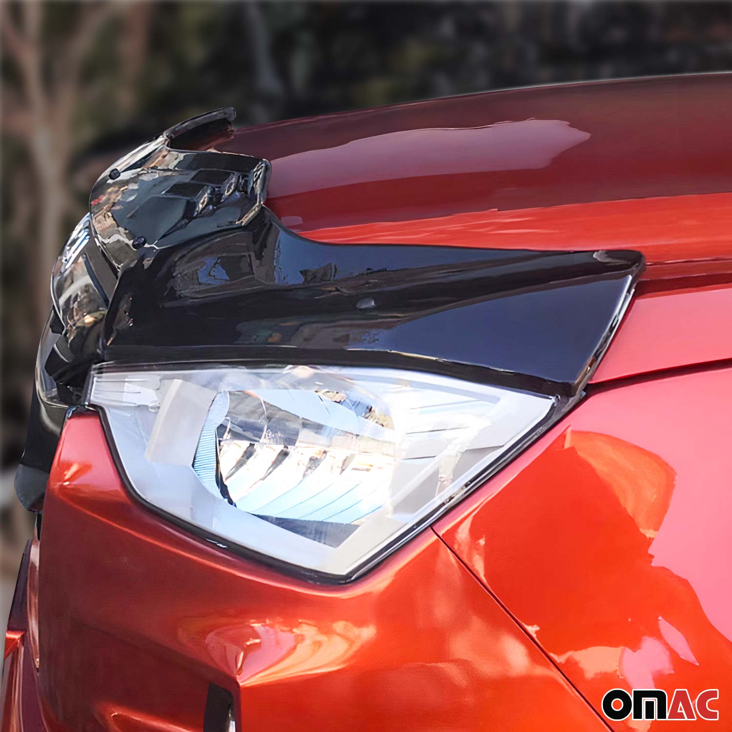 Deflecteurs d'air capot de voiture pour Isuzu D-Max 2019-2025 PK RG 1Pc noir ABS