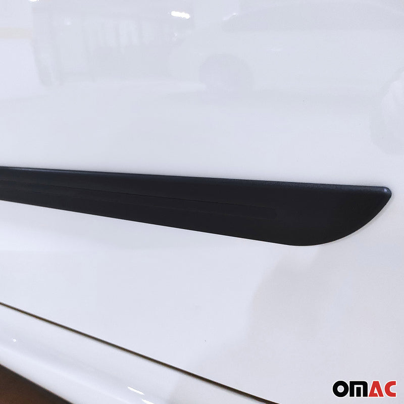 Garniture baguette de porte latérale pour Skoda Karoq 2017-2025 Mat Noir 4Pcs