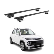 Barres de toit transversales pour Hyundai Inster 2024-2026 Aluminium Noir ABE