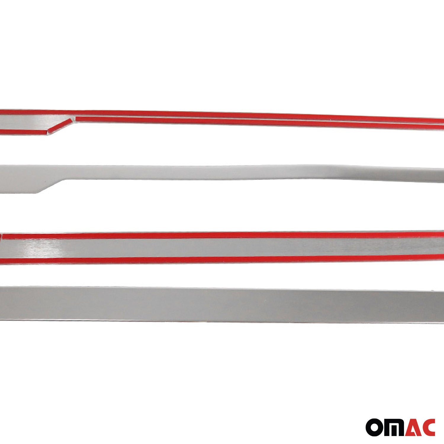 Bandes latérales de porte pour Hyundai Tucson 2022-2026 4Pcs en Acier Silver