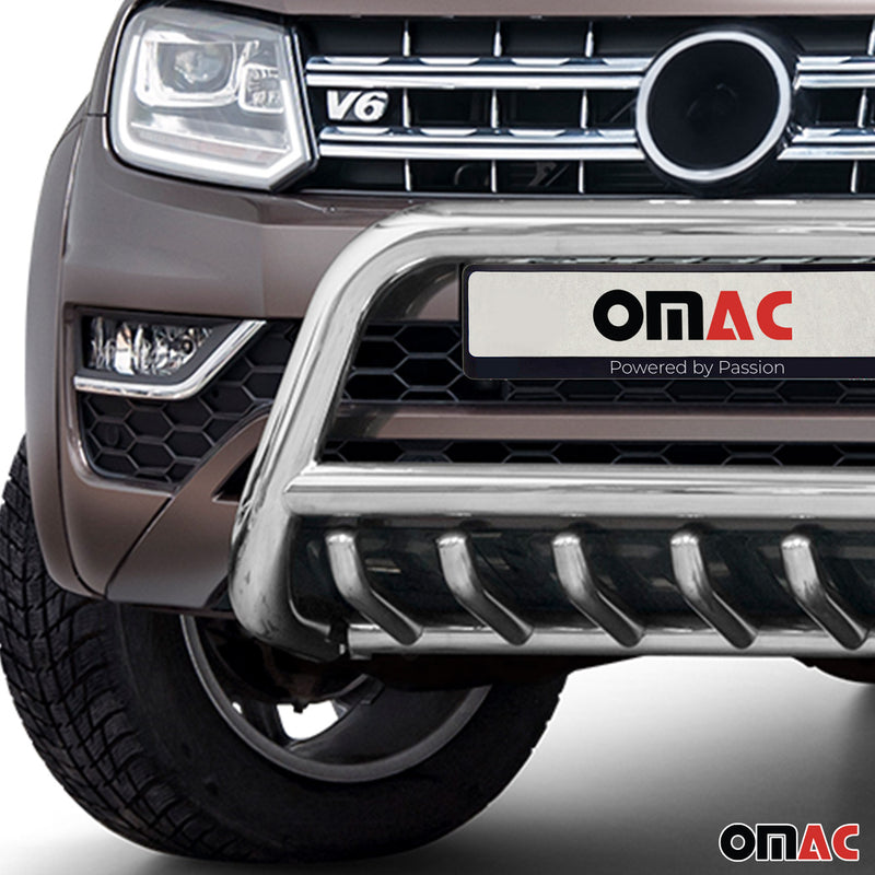 Pare-Buffle Avant Pour VW Amarok 2016-2020 en Acier Inoxydable