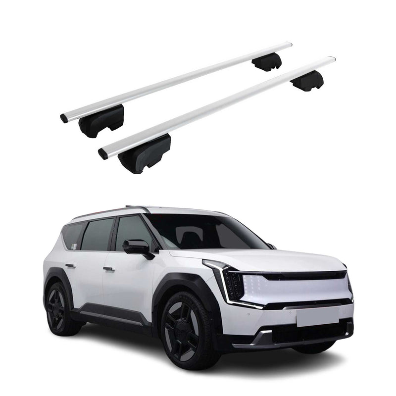 Barres de toit Transversales pour Kia EV9 2023-2025 2 pcs ABE