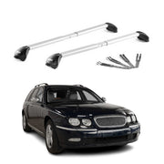Barres de toit pour Rover 75 Break 1998-2005 Aluminium Gris Argenté 2 pièces ABE
