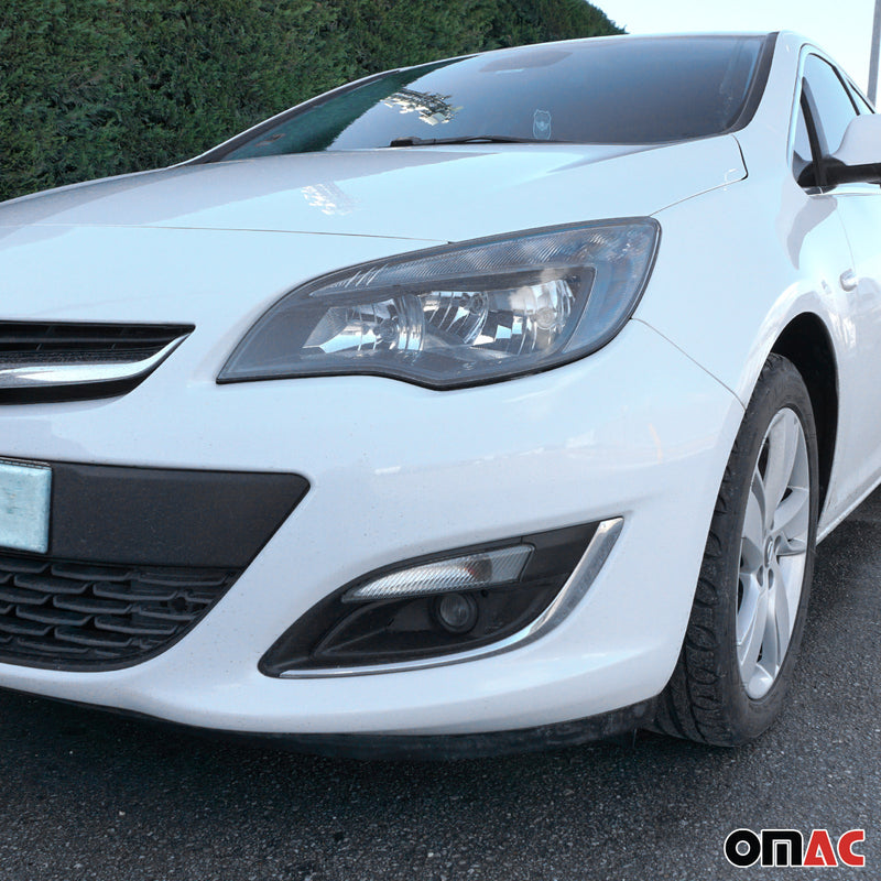 Cadres de phare antibrouillard pour Opel Astra J 2012-2015 en acier inoxydable