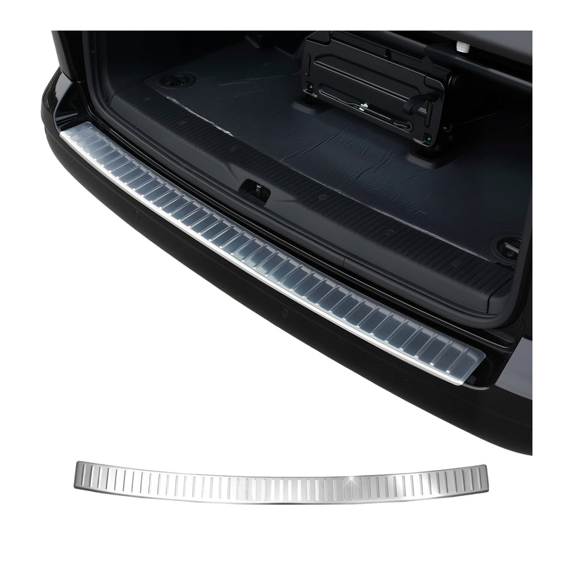 Seuil de Pare-chocs Pour VW T6 T6.1 2015-24 Double porte hayon inox Brillant