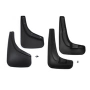 Bavettes Garde Boue pour Skoda Yeti 2010-2017 Avant et Arrière Plastique Noir 4x
