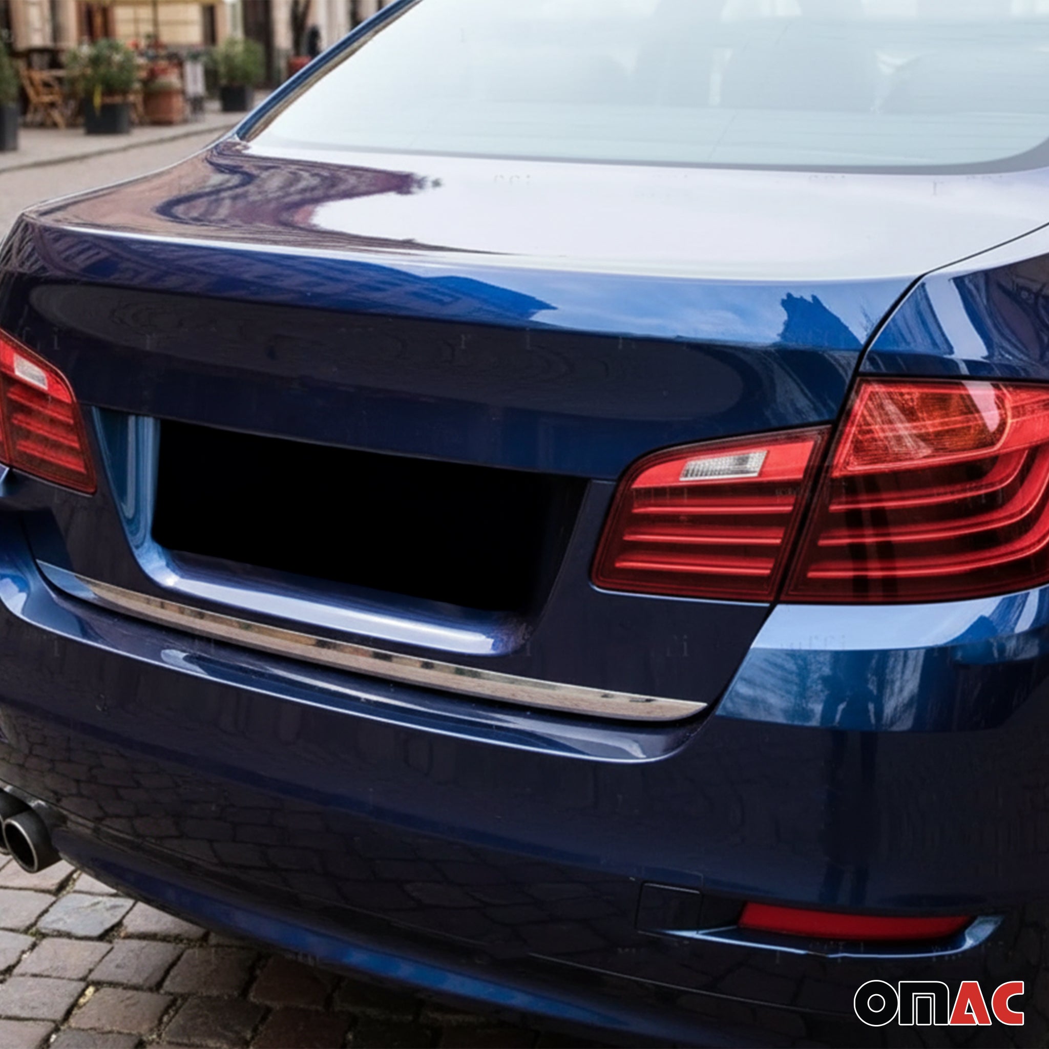 Garniture de hayon coffre pour BMW Série 5 F10 Berline 2010-2016 acier inoxy