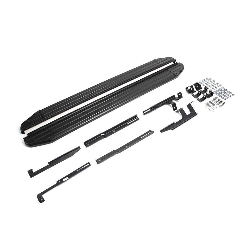 Marchepieds Latéraux pour Mazda CX-5 2011-2017 Alu Noir ABE