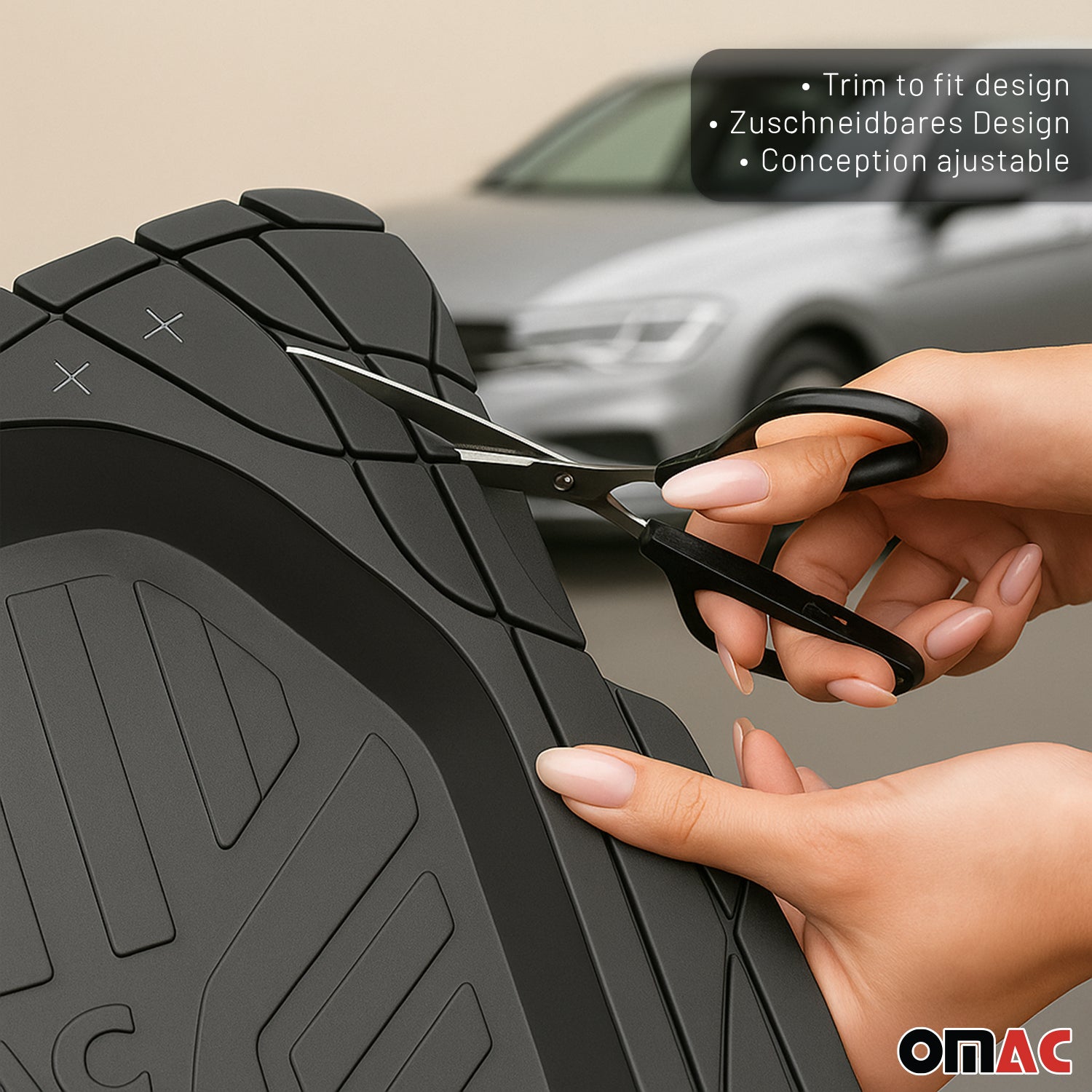 Tapis de Sol de Voiture Profond Antidérapant Imperméable pour Dacia Logan