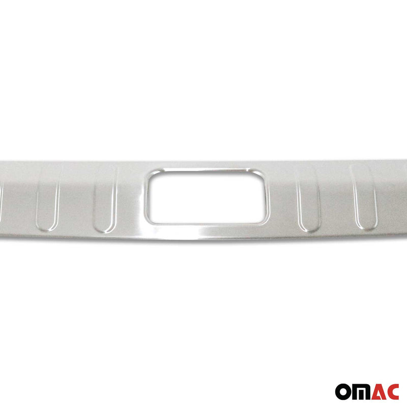 Protection de seuil de coffre pour Škoda Yeti 2010-2013 en acier argent 1 pièce
