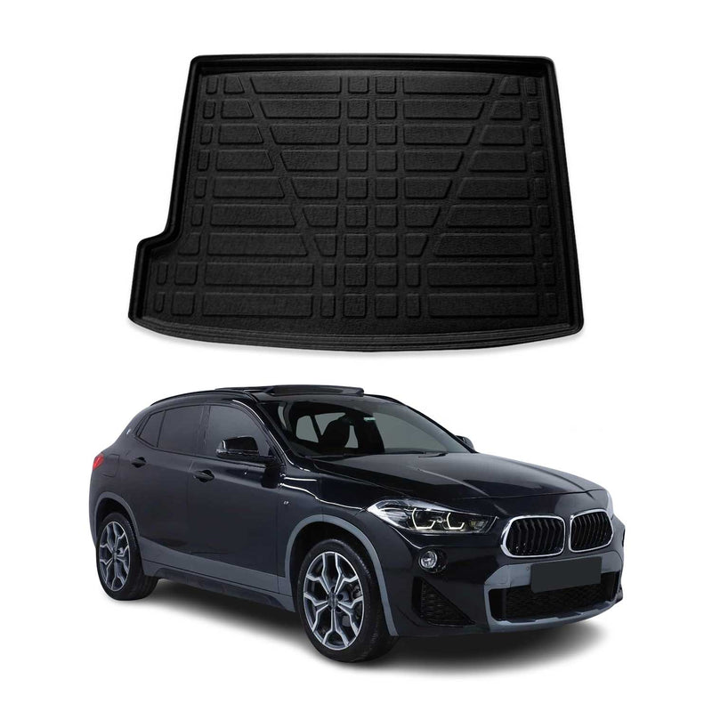 Tapis de coffre pour BMW X2 2018-2023 caoutchouc TPE Noir