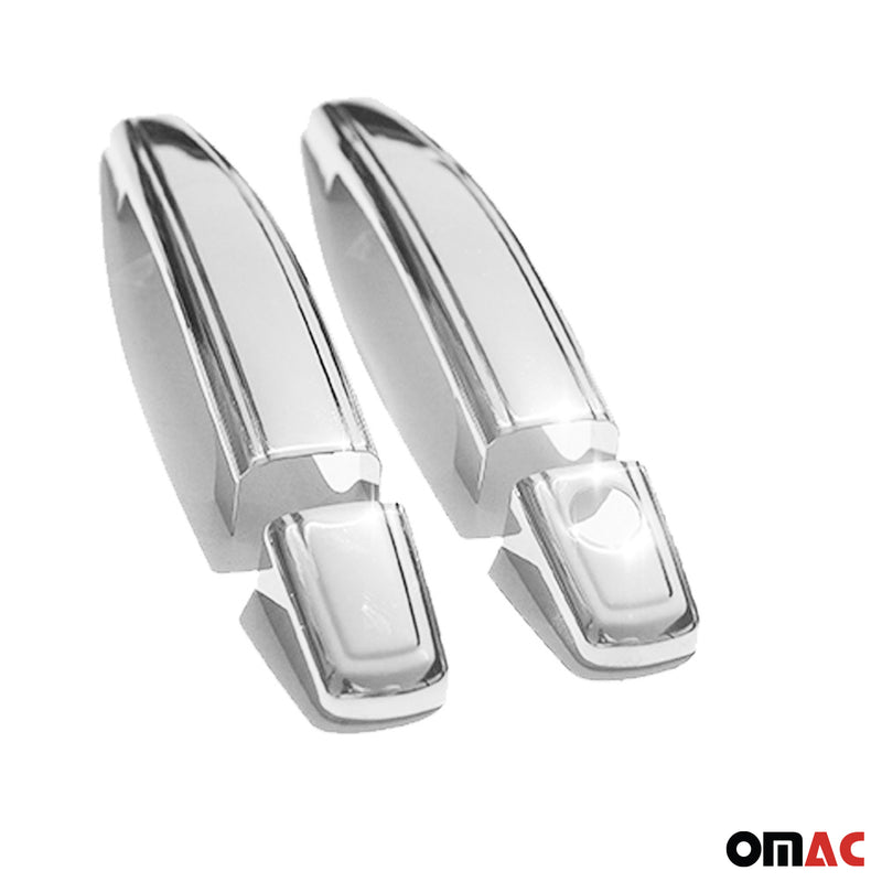 Couverture de poignée de porte pour Opel Astra H 2004-2009 en Acier Inox 4Pcs