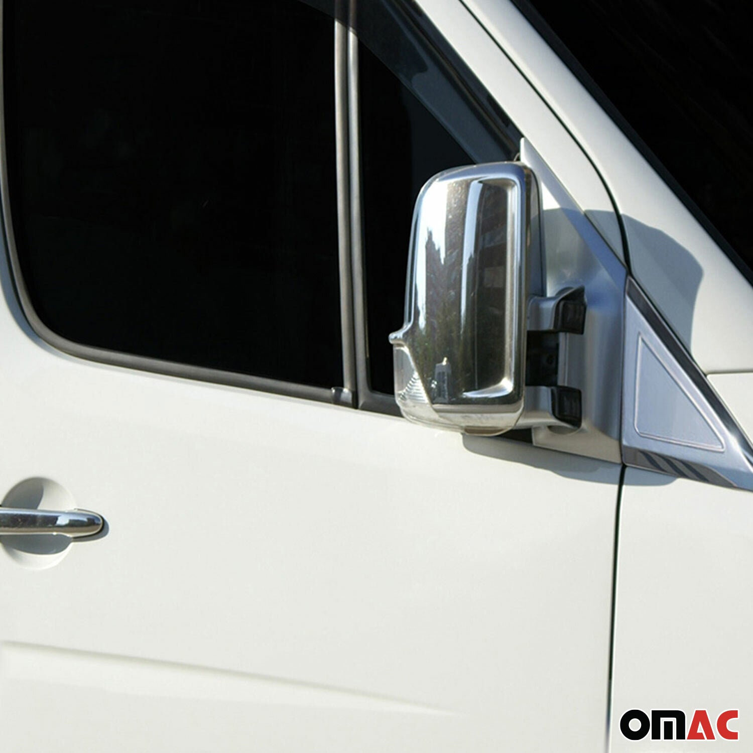 Coques de Rétroviseurs pour Mercedes Sprinter VW906 2006-2018 en ABS Argent
