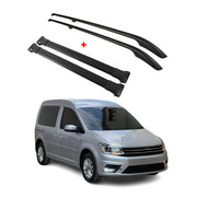 Kit Barres de toit pour VW Caddy 4 2015-2020 Alu Noir L1 Empattement Court 4x